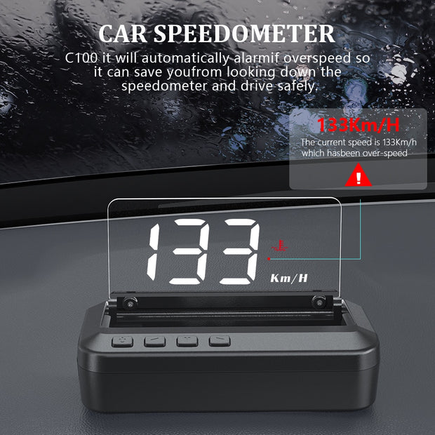 GPS HUD Display Car Alarm Projector - Rob N Co Ecom