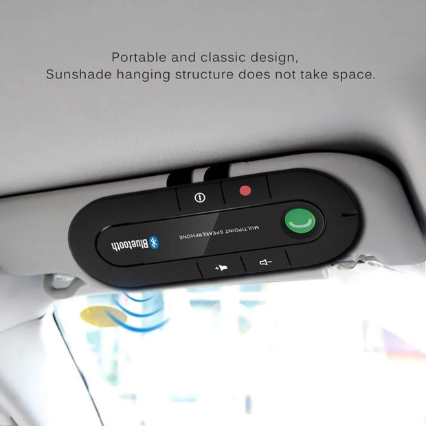 Wireless Bluetooth-compatible Handsfree Car Kit - Rob N Co Ecom